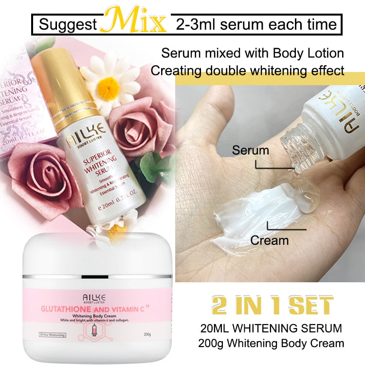 AILKE Korean Facial And Body Lotion - myatozmall