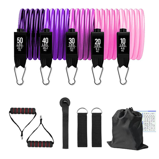 Fitness Resistance Bands Set