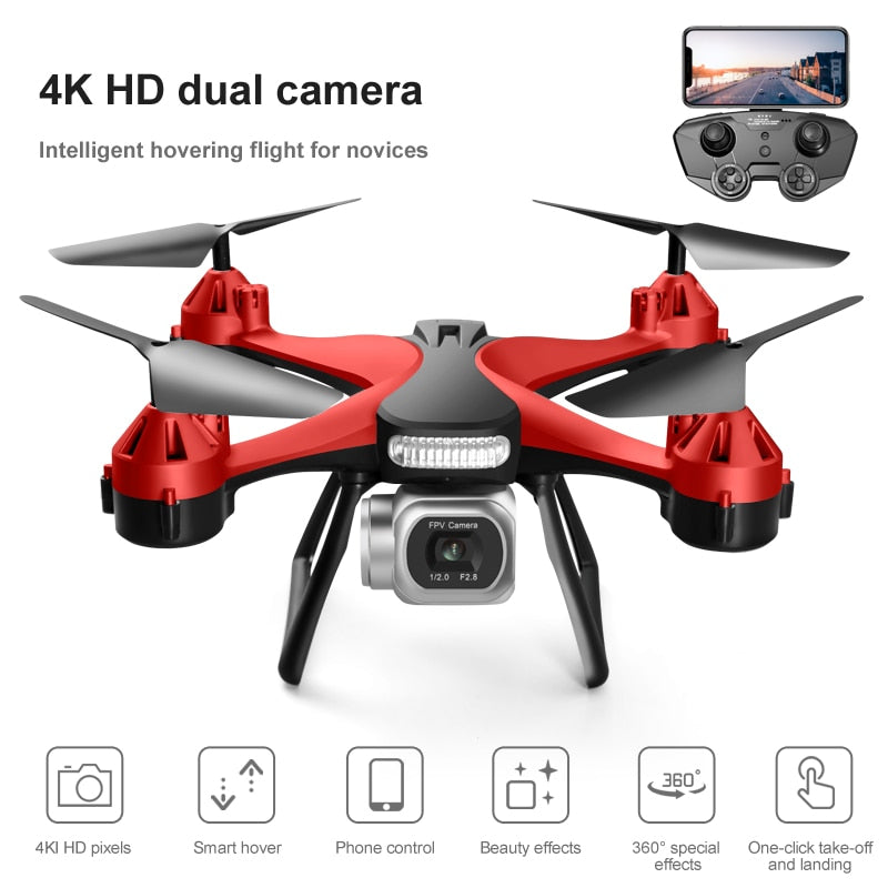 JC801 dual-camera HD 4K aerial drone quadcopter - myatozmall