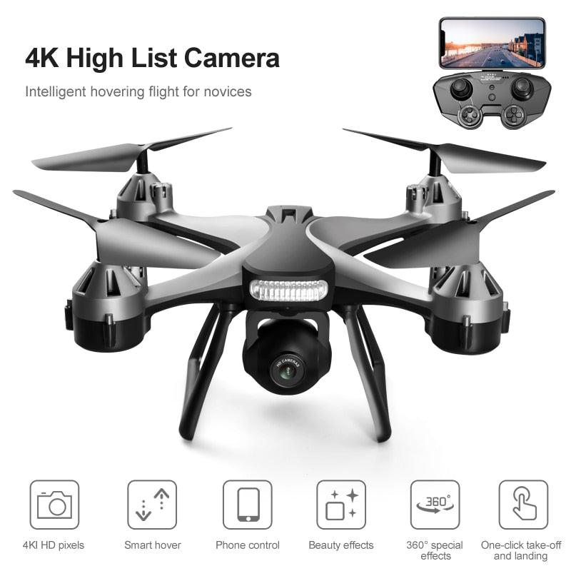 JC801 dual-camera HD 4K aerial drone quadcopter - myatozmall