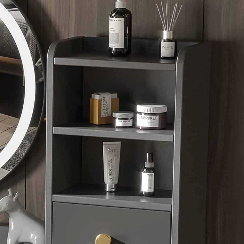 Vanity Set with Touch Screen Dimming Mirror