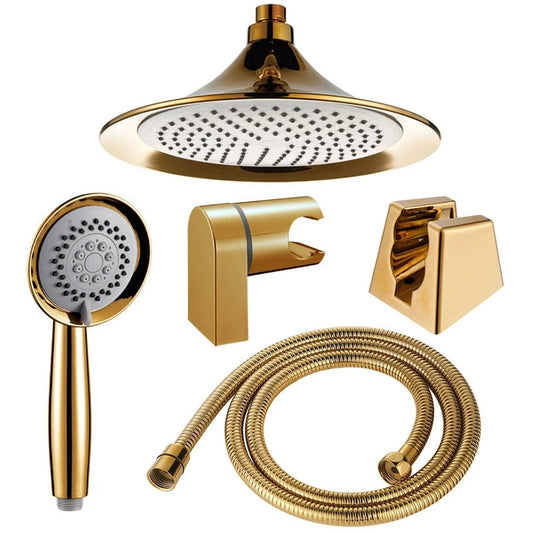 Gold ABS Rainfall Shower Head