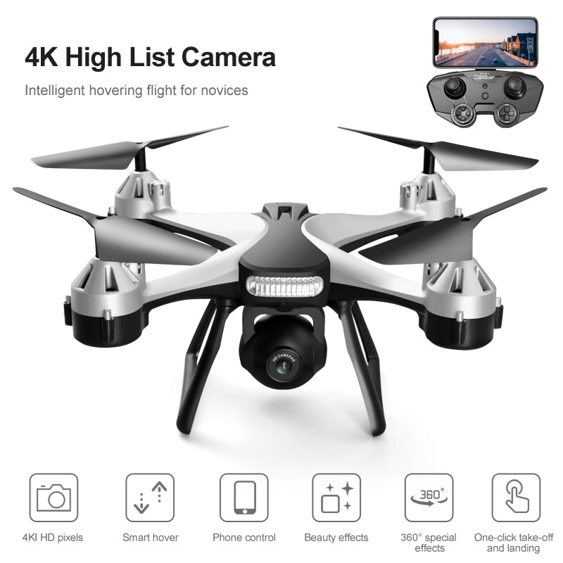 JC801 dual-camera HD 4K aerial drone quadcopter - myatozmall