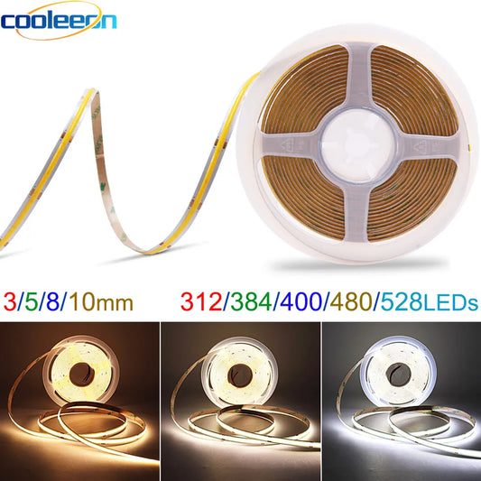 12V 24V LED COB Strip Light