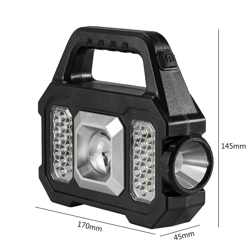 500lm Solar LED Camping Flashlight - myatozmall