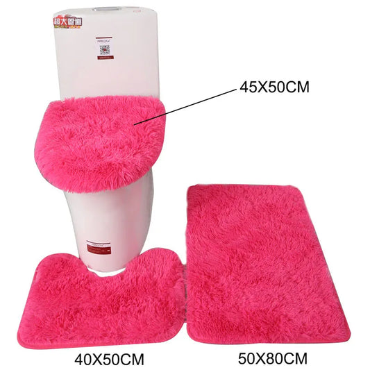 3Pcs/set Bath Mat Set