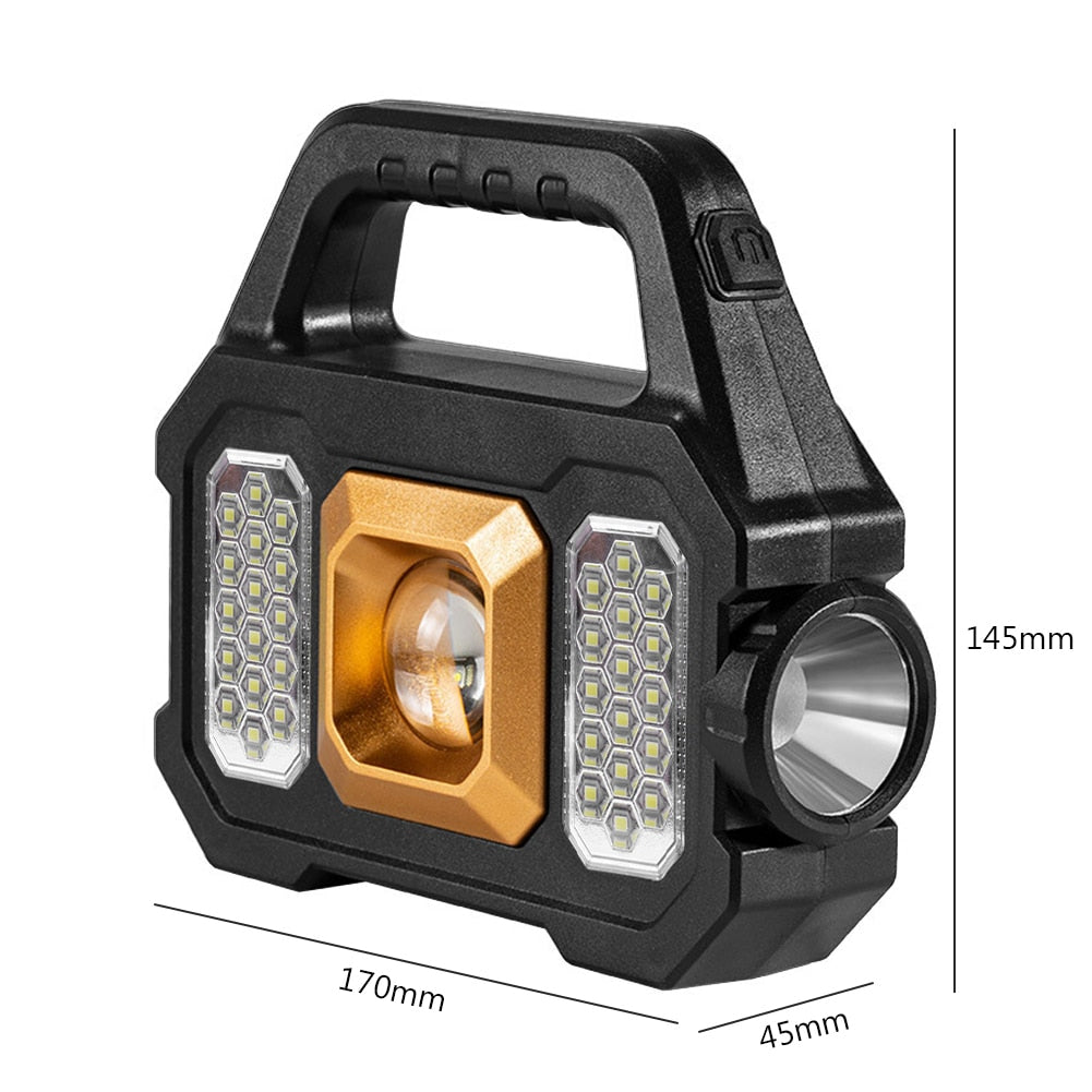 500lm Solar LED Camping Flashlight - myatozmall