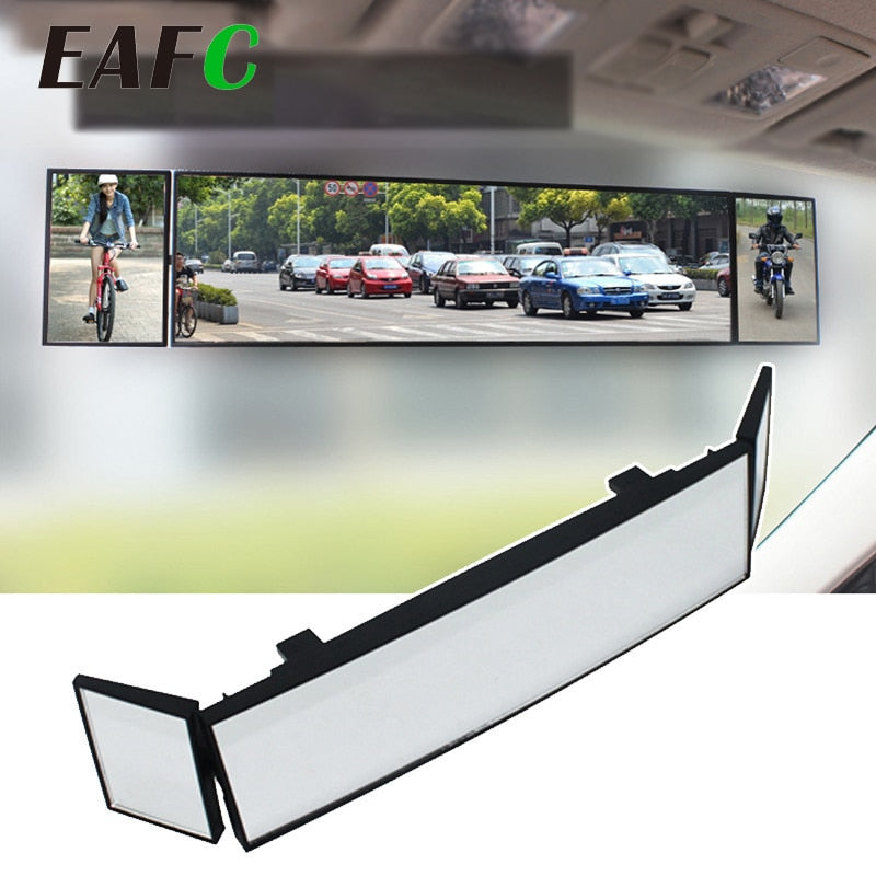 Clip On Universal Wide Angle Rear View Mirror - myatozmall