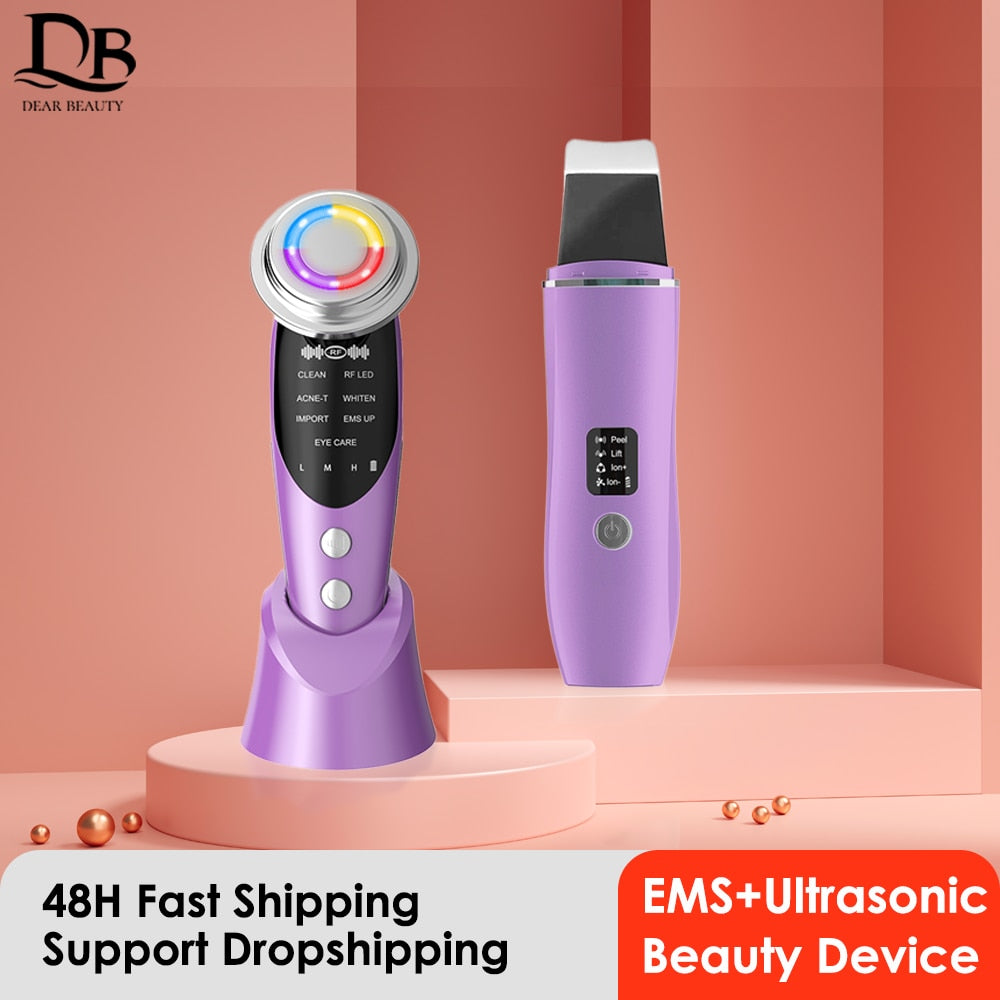 7in1 RF&EMS Facial Massager - myatozmall