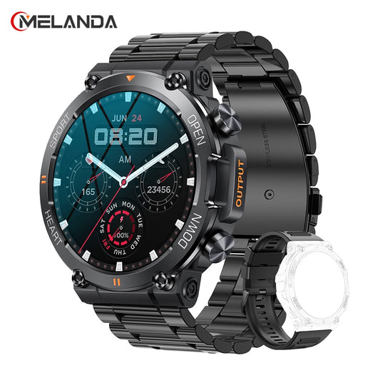 MELANDA Smartwatch For Android IOS 400mAh - myatozmall